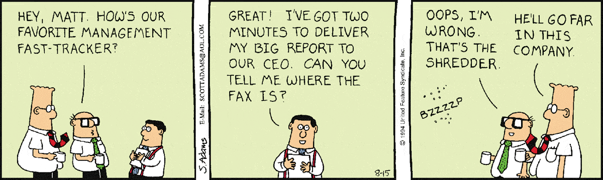 Dilbert Cartoon